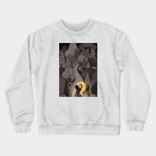 Light Will Guide You Home Crewneck Sweatshirt by Kathrin Honesta